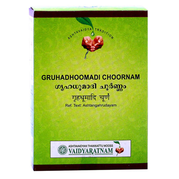 VAIDYARATNAM GRUHADHOOMADI CHOORNAM - Pack of 7(100 GM)