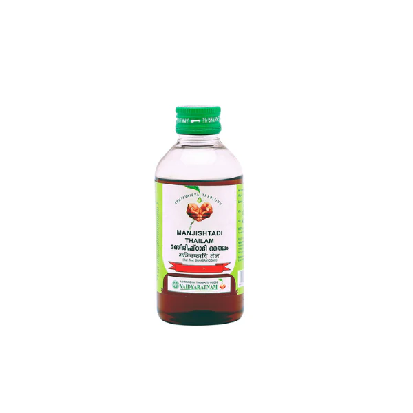 VAIDYARATNAM MANJISHTADI THAILAM - pack of 3 (200ML EACH)