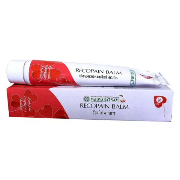 VAIDYARATNAM RECOPAIN BALM - Pack of 5 (20 GM)