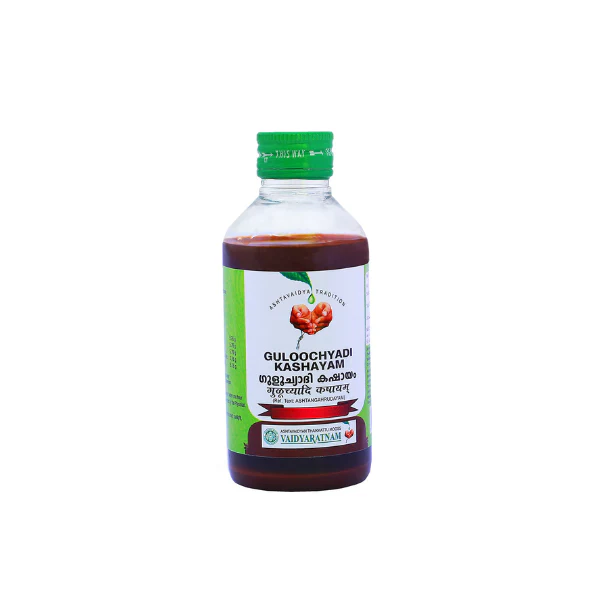 VAIDYARATNAM GULOOCHYADI KASHAYAM - PACK OF 3 (200 ML EACH)