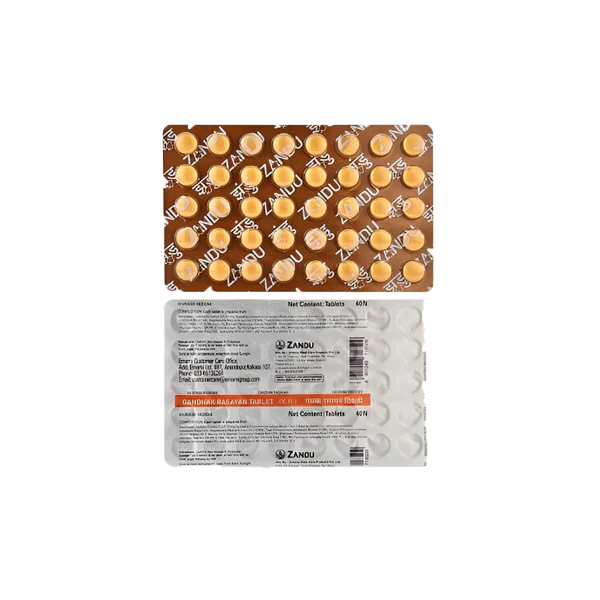 ZANDU GANDHAK RASAYAN TABLET (40 TABLETS)